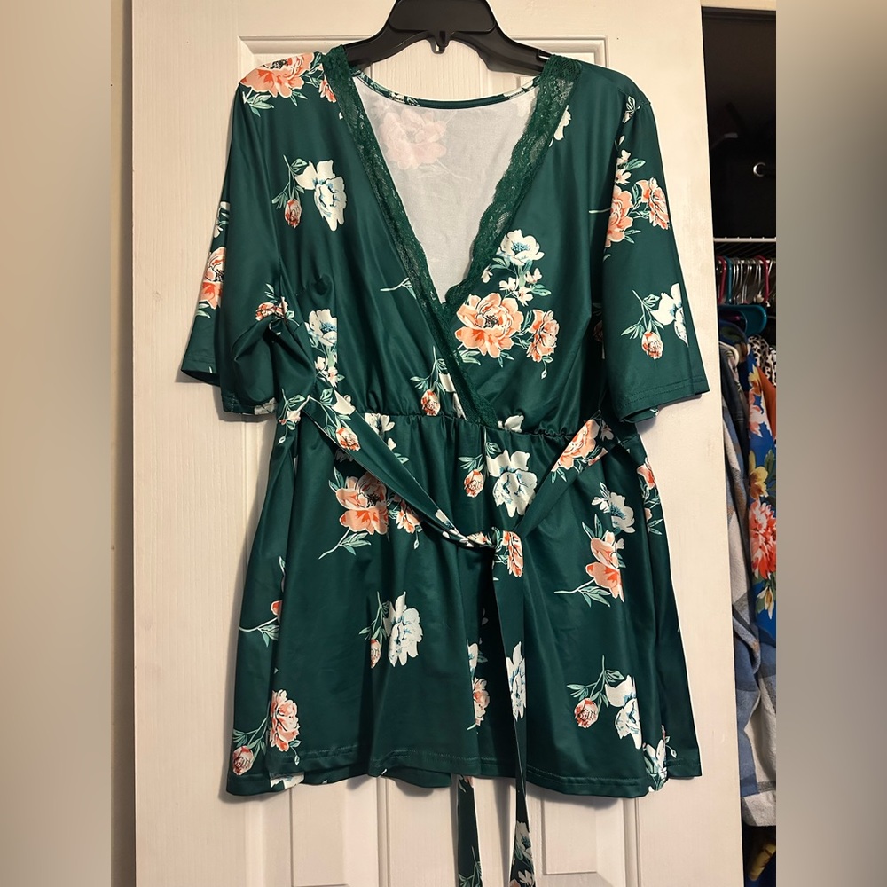 Wrap around blouse